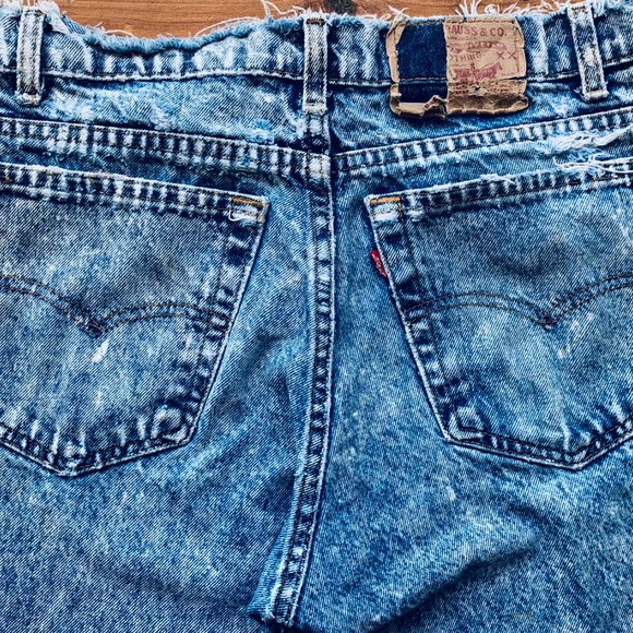 Vintage Levis Acid Washed Jeans Rare 
